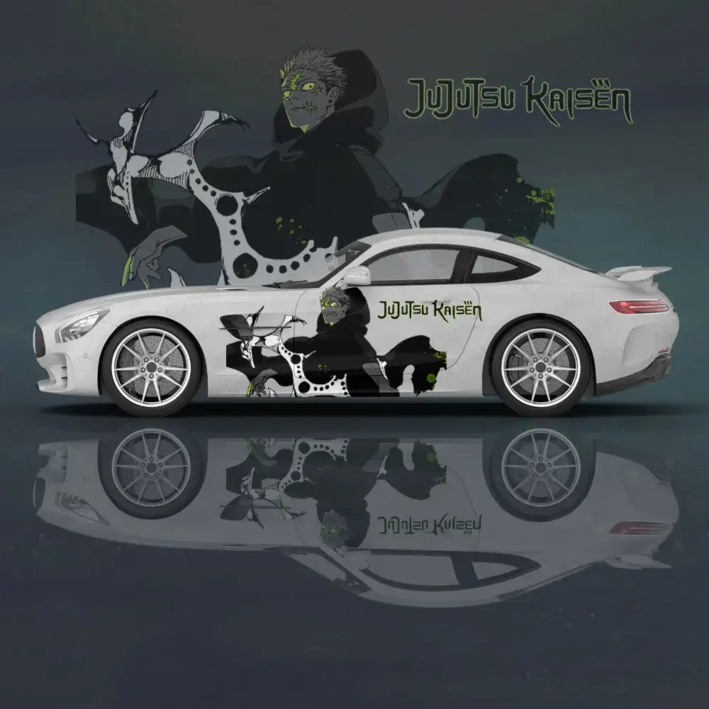 Yuji Itadori Anime Car Decal Sticker | 2pc Universal Set