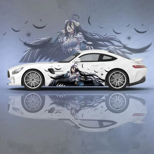 Albedo Anime Vinyl Car Decal Side Graphic Wrap | Custom