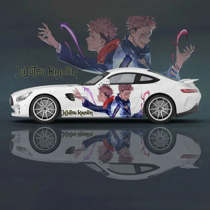 Yuji Itadori Anime Car Decal Sticker | 2pc Universal Set