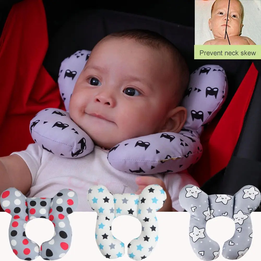 Kids' U-Shaped Travel Headrest Pillow