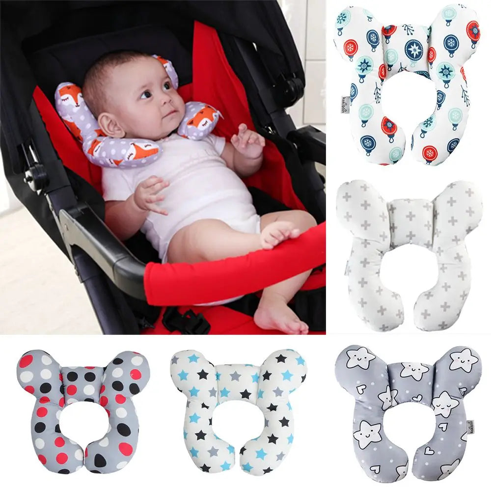 Kids' U-Shaped Travel Headrest Pillow