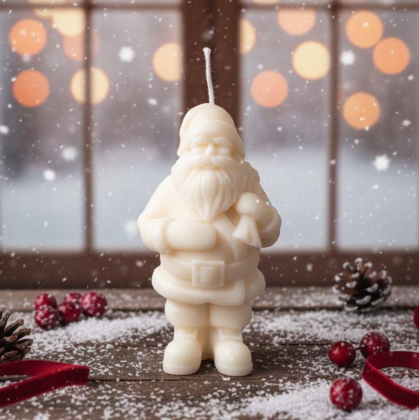 Santa Candles | Holiday Decor