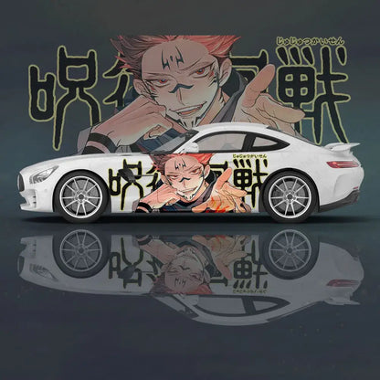 Yuji Itadori Anime Car Decal Sticker | 2pc Universal Set