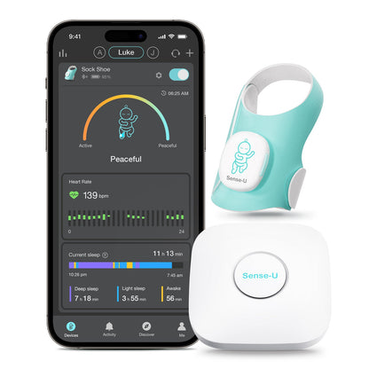Sense-U Smart Sock Shoe O2 Baby Monitor