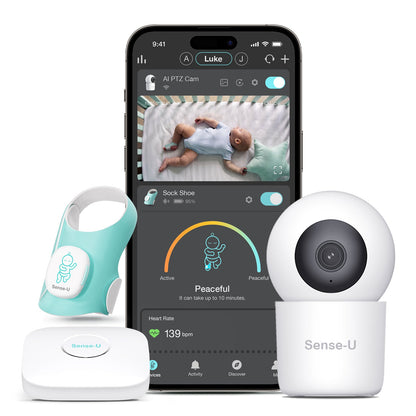 Sense-U Smart Sock Shoe O2 Baby Monitor