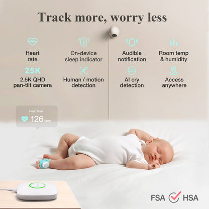 Sense-U Smart Sock Shoe O2 Baby Monitor