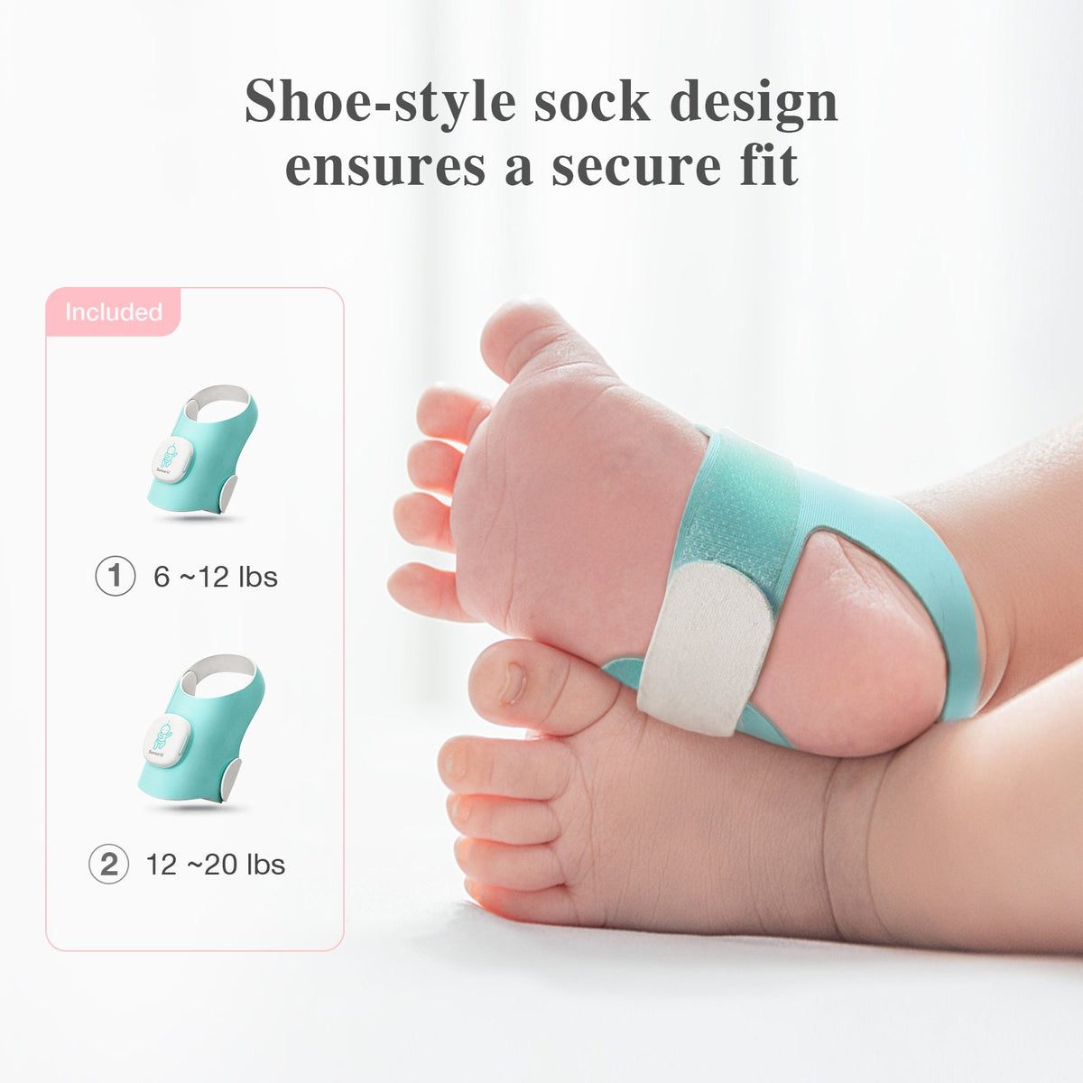 Sense-U Smart Sock Shoe O2 Baby Monitor
