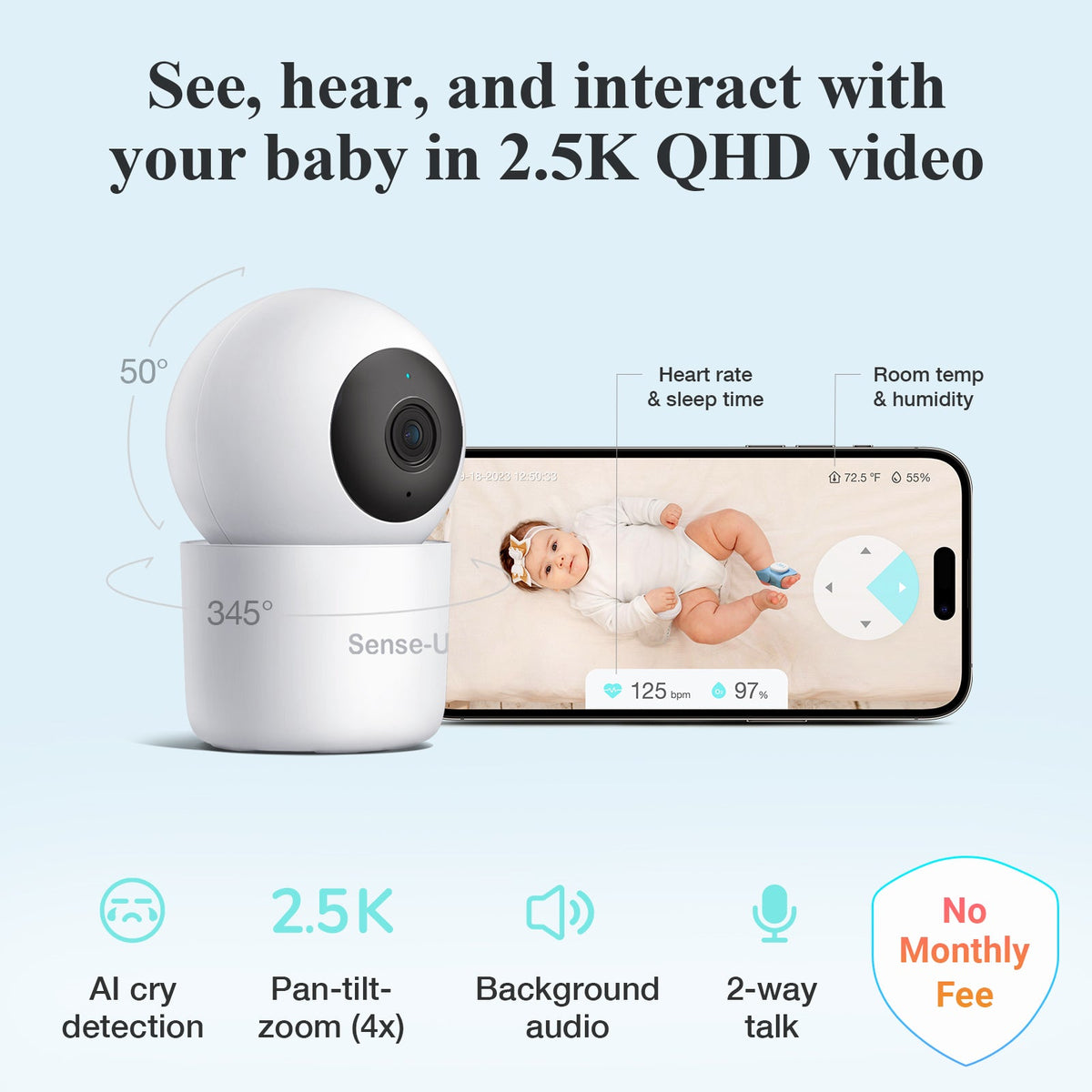 Sense-U Smart Sock Shoe O2 Baby Monitor