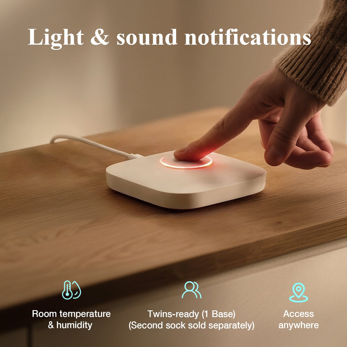 Sense-U Smart Sock Shoe O2 Baby Monitor