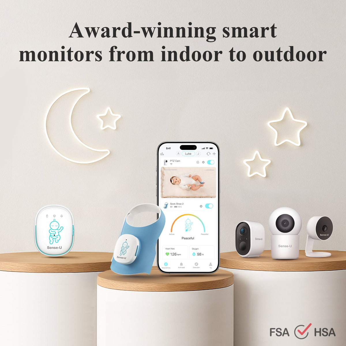 Sense-U Smart Sock Shoe O2 Baby Monitor