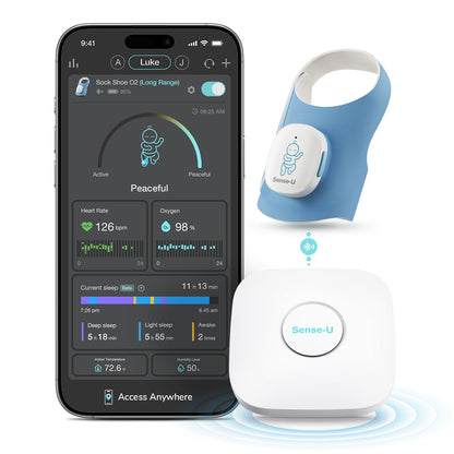 Sense-U Smart Sock Shoe O2 Baby Monitor