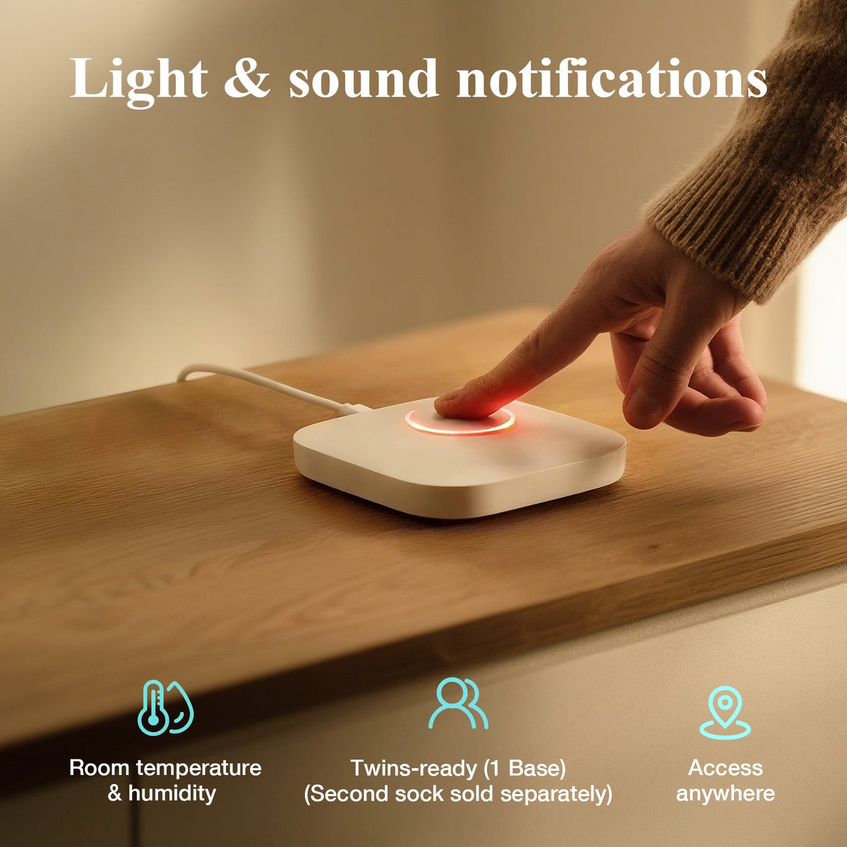 Sense-U Smart Sock Shoe O2 Baby Monitor