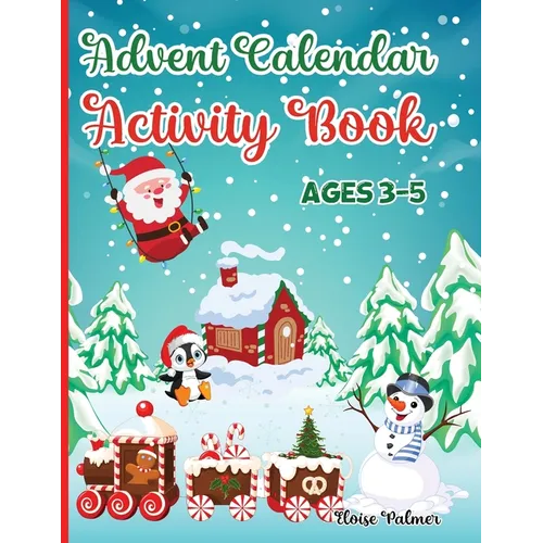 Christmas Countdown Activity Book – Ages 3–5, Paperback