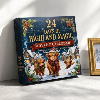 Highland Cow Figurine Advent Calendar – 24 Days – product view 4
