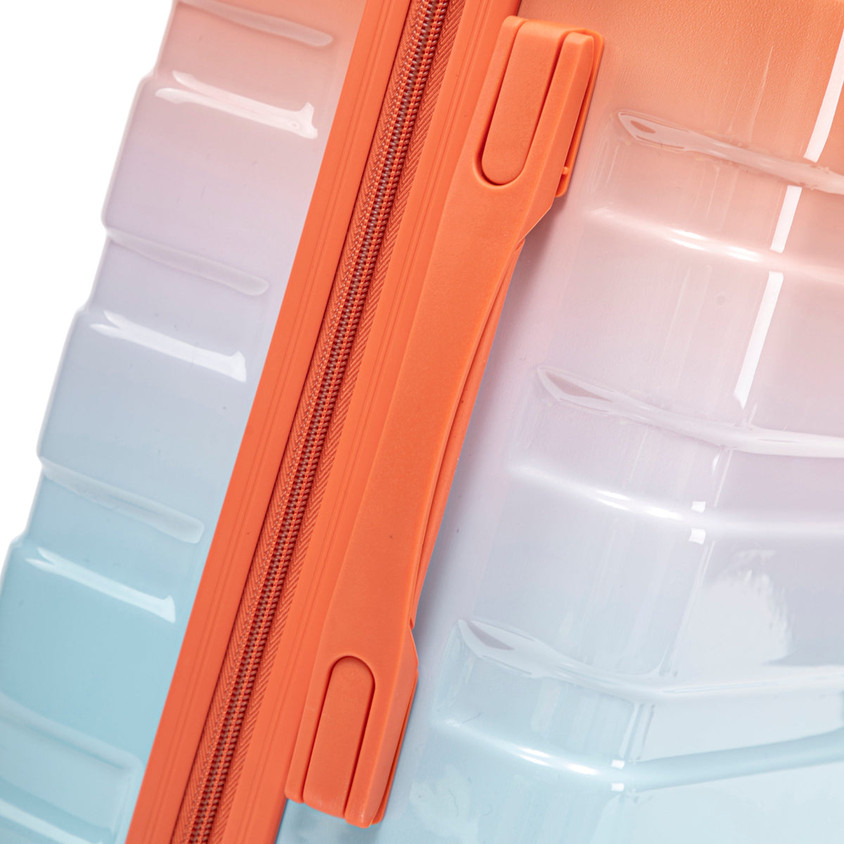 2-Piece Gradient Spinner Luggage Set with Lock