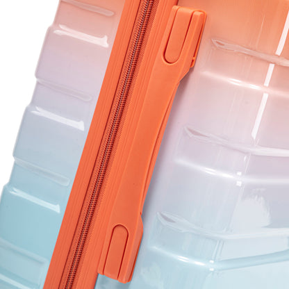 2-Piece Gradient Spinner Luggage Set with Lock