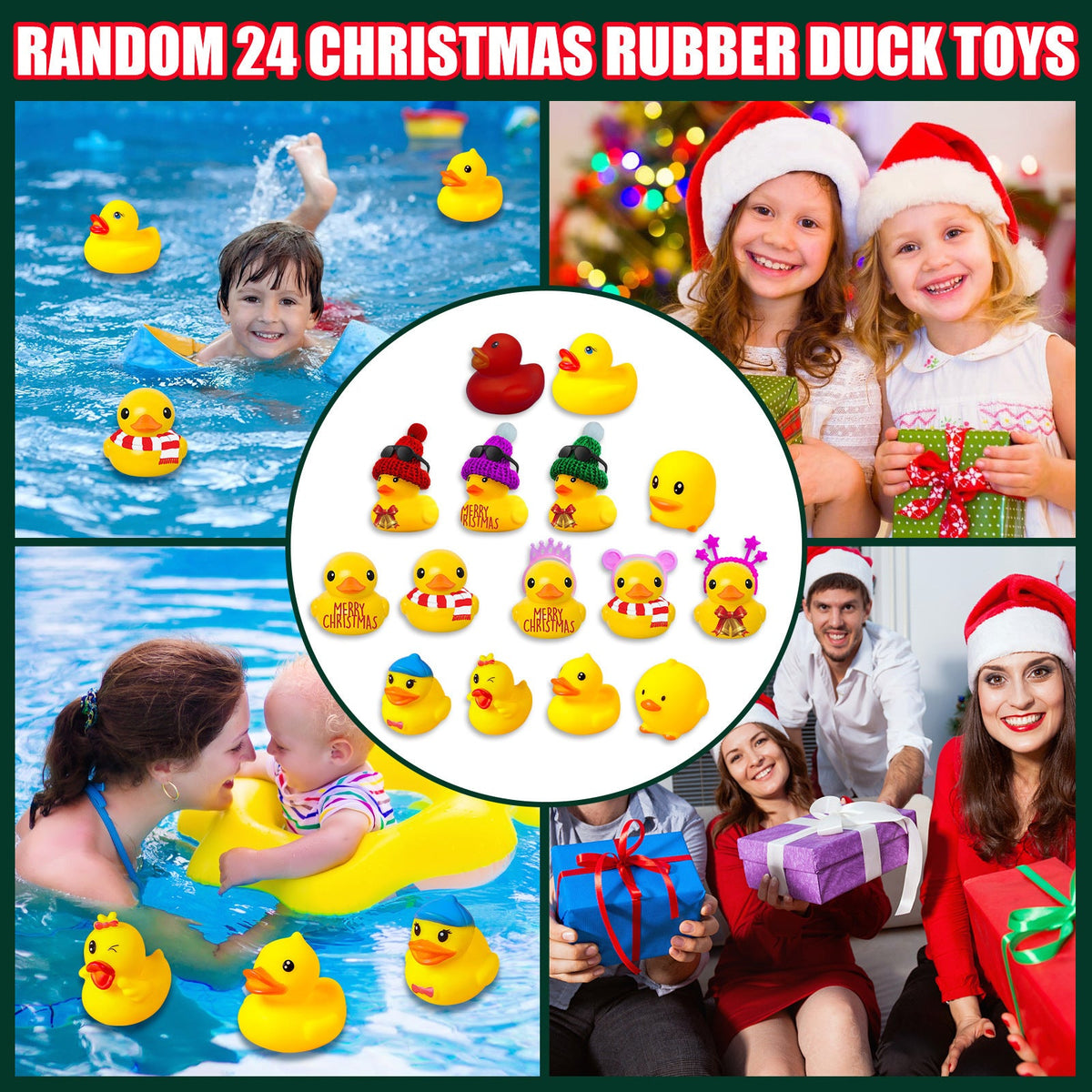 24-Day Yellow Duck Advent Calendar – Collectible Duck Set