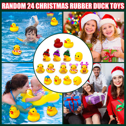 24-Day Yellow Duck Advent Calendar – Collectible Duck Set