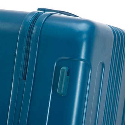 3-Piece ABS Spinner Wheel Luggage Set 20"/24"/28" Dark Blue