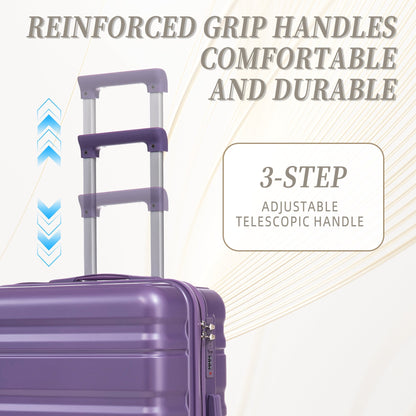 HIFINE Tourist 3-Piece ABS Spinner Wheel Luggage Set