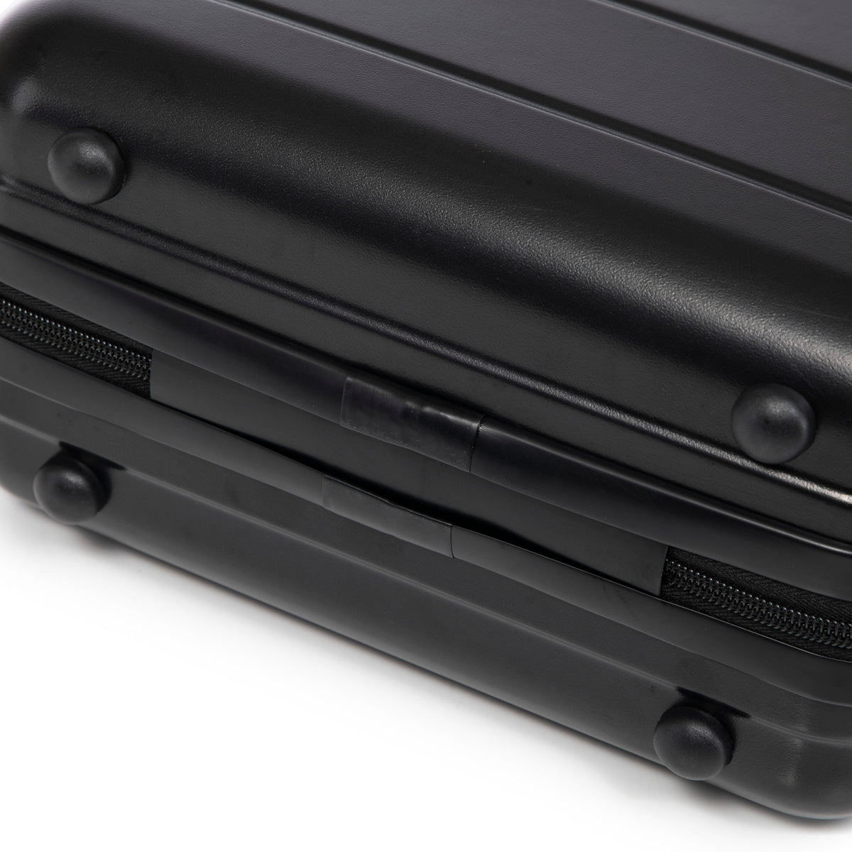 ABS Spinner Wheel Luggage Set with Combination Lock - Black