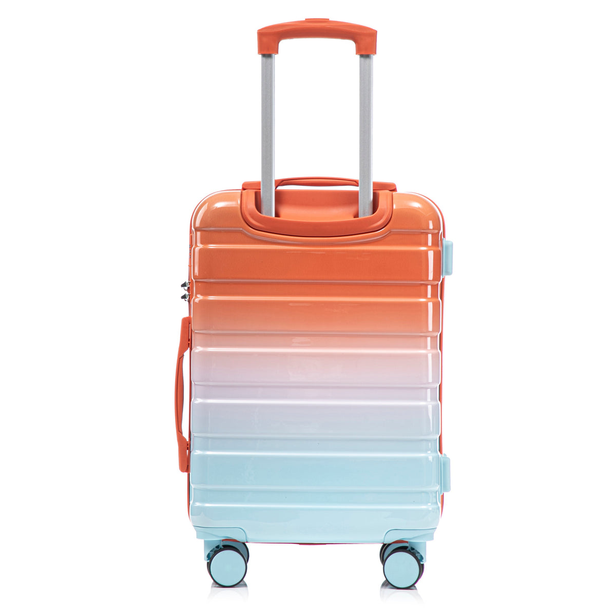 2-Piece Gradient Spinner Luggage Set with Lock