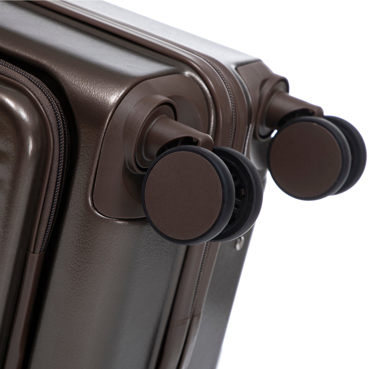2-Piece Spinner Luggage Set with Cosmetic Case