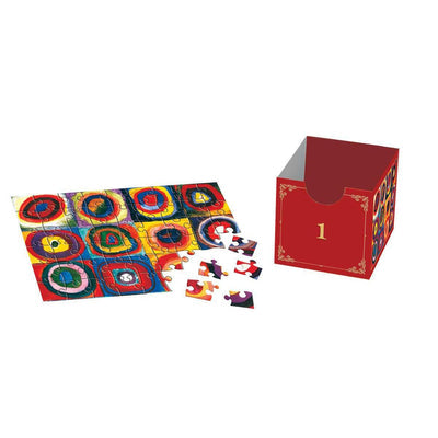 Fine Art Christmas Advent Calendar - 24 Set of 50 Piece Mini Jigsaw Puzzles Eurographics — product detail