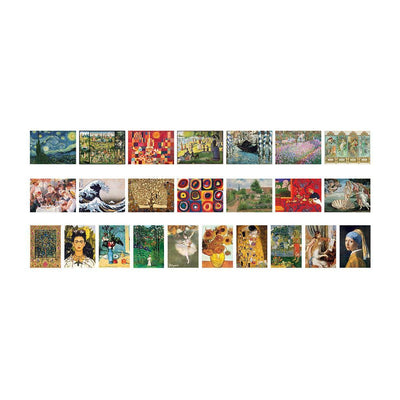 Fine Art Christmas Advent Calendar - 24 Set of 50 Piece Mini Jigsaw Puzzles Eurographics — product detail