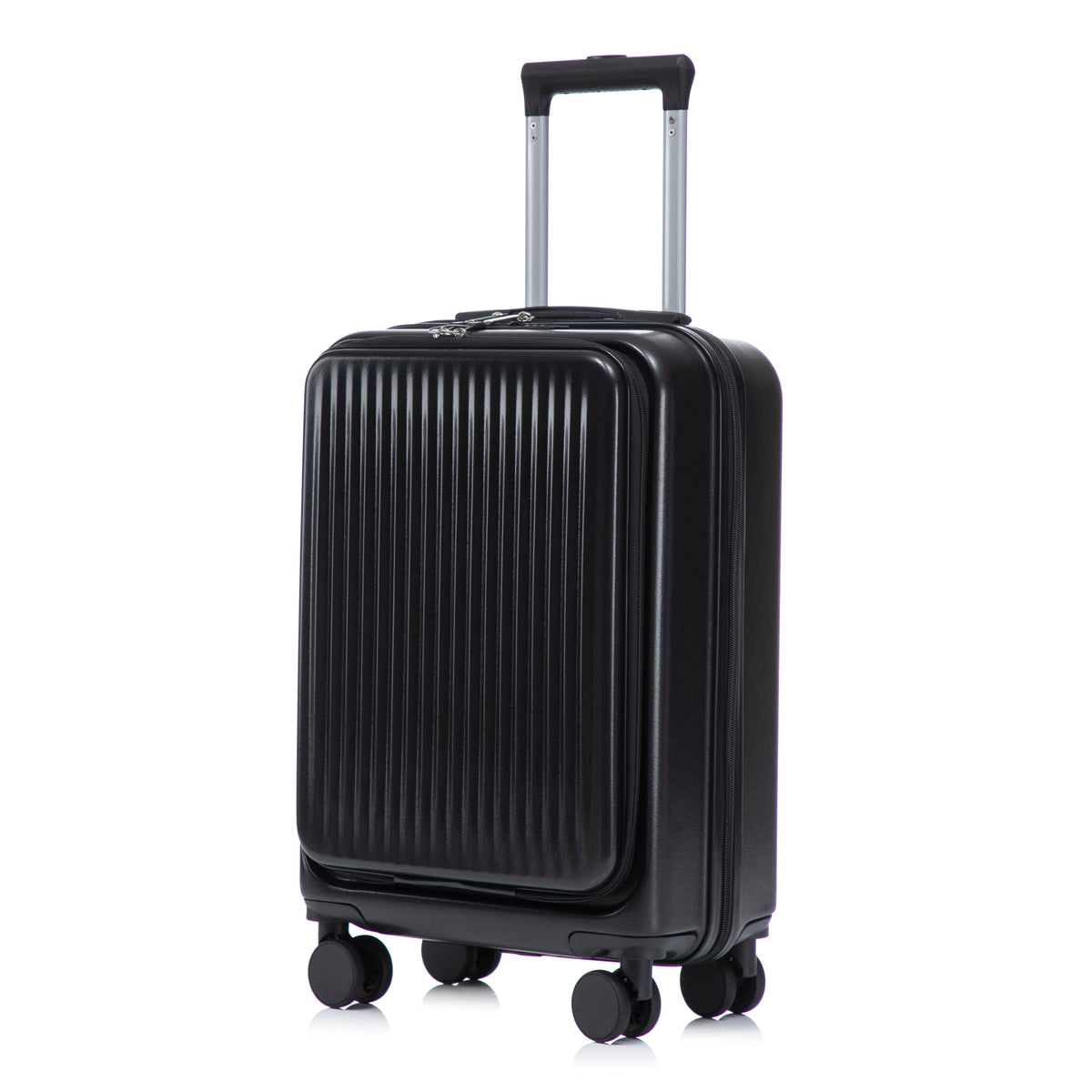 14" & 20" ABS Spinner Luggage Set with Cosmetic Case
