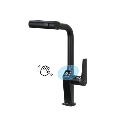 Touchless Matte Kitchen Faucet with Touchless Design - Matte Black