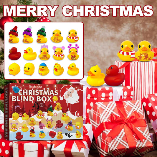 24-Day Yellow Duck Advent Calendar – Collectible Duck Set