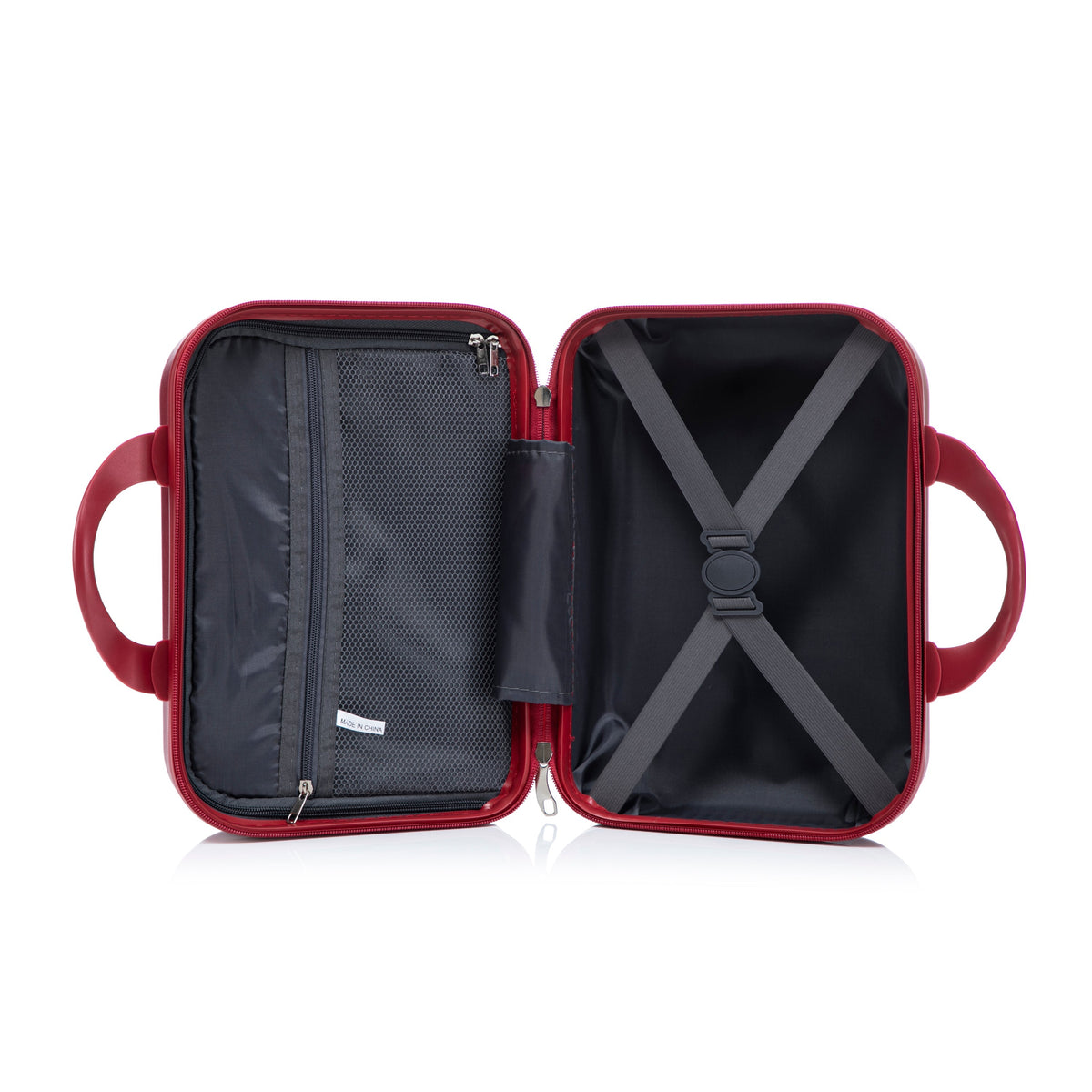 14"/20" 2-Piece ABS Spinner Luggage Set with Lock