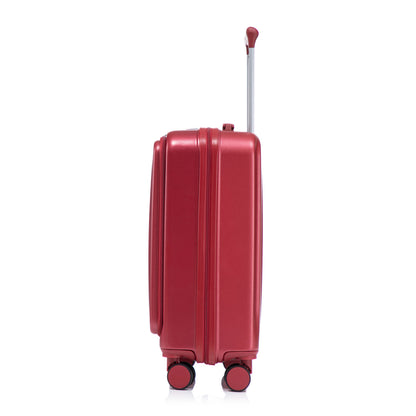 14"/20" 2-Piece ABS Spinner Luggage Set with Lock