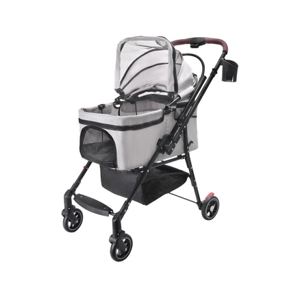 Foldable Pet Stroller for Dogs & Cats