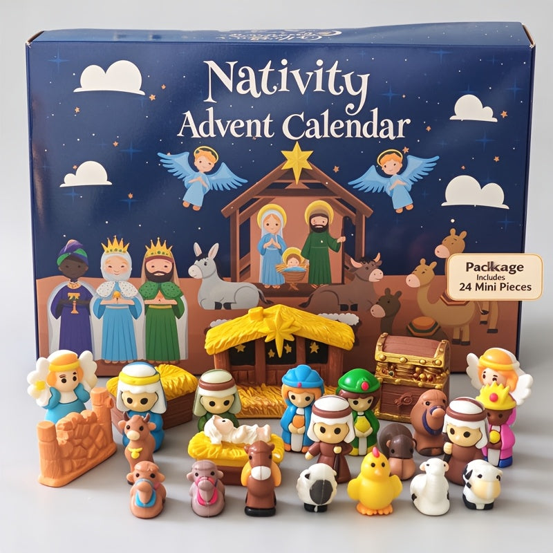 2026 Nativity Advent Calendar 24-Day Christmas Countdown – product view 2