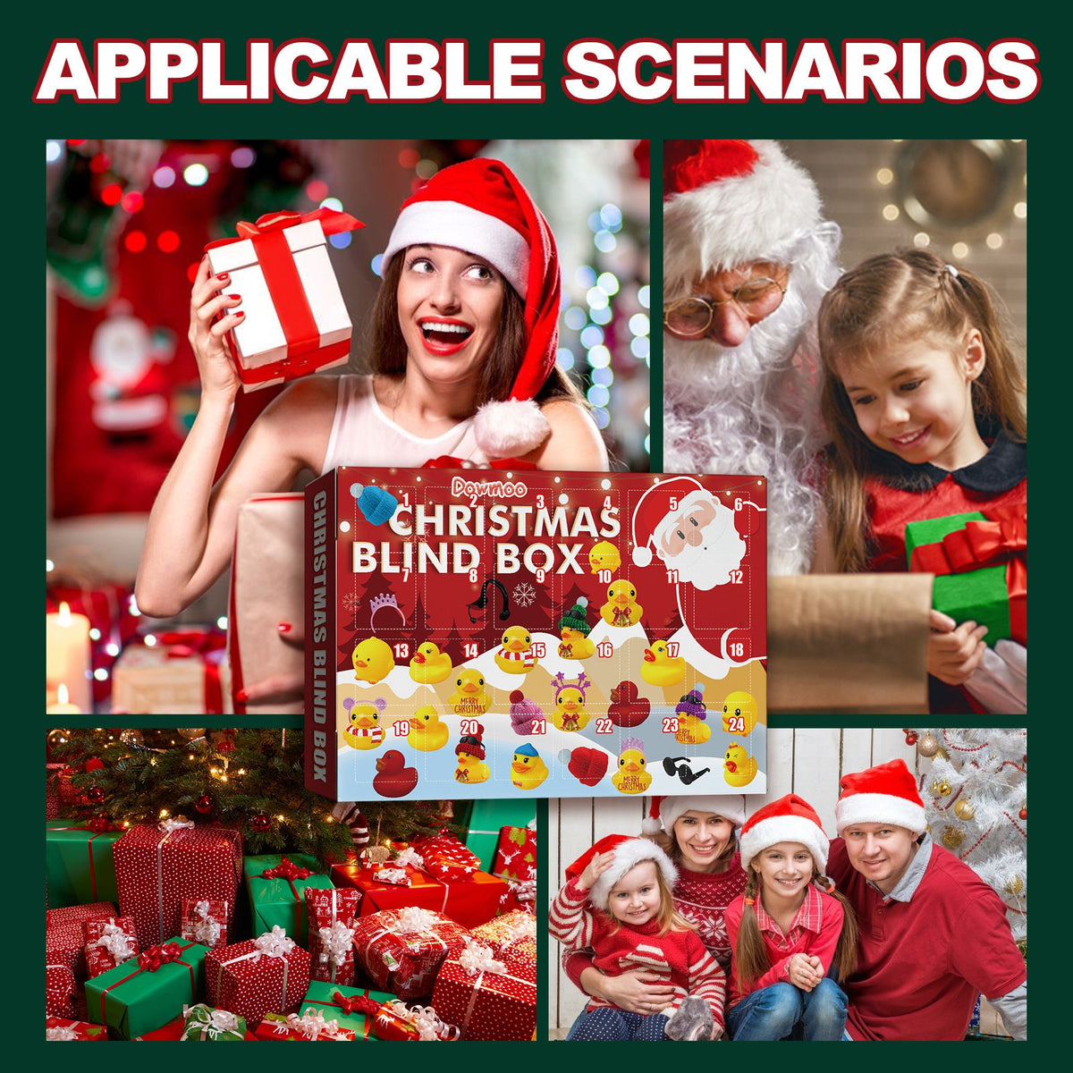 24-Day Yellow Duck Advent Calendar – Collectible Duck Set