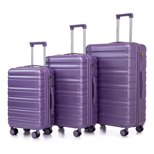 HIFINE Tourist 3-Piece ABS Spinner Wheel Luggage Set