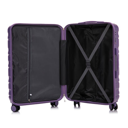 HIFINE Tourist 3-Piece ABS Spinner Wheel Luggage Set