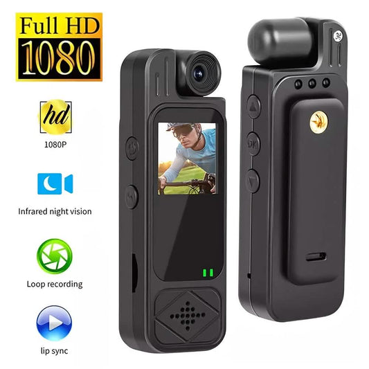 Premium Portable Body Camera Recorder – HD, SD Card Compatible