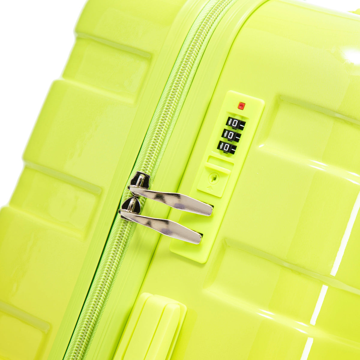 20"/24"/28" 3-Piece Spinner Luggage Set – Yellow & Green