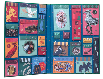 Creatures of the Wizarding World advent calendar opened