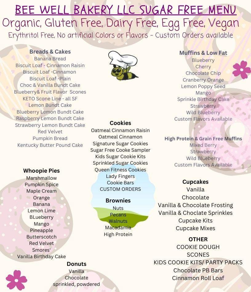 Sugar-Free Cookie Advent Calendar – 24 Cookies, Nut Options