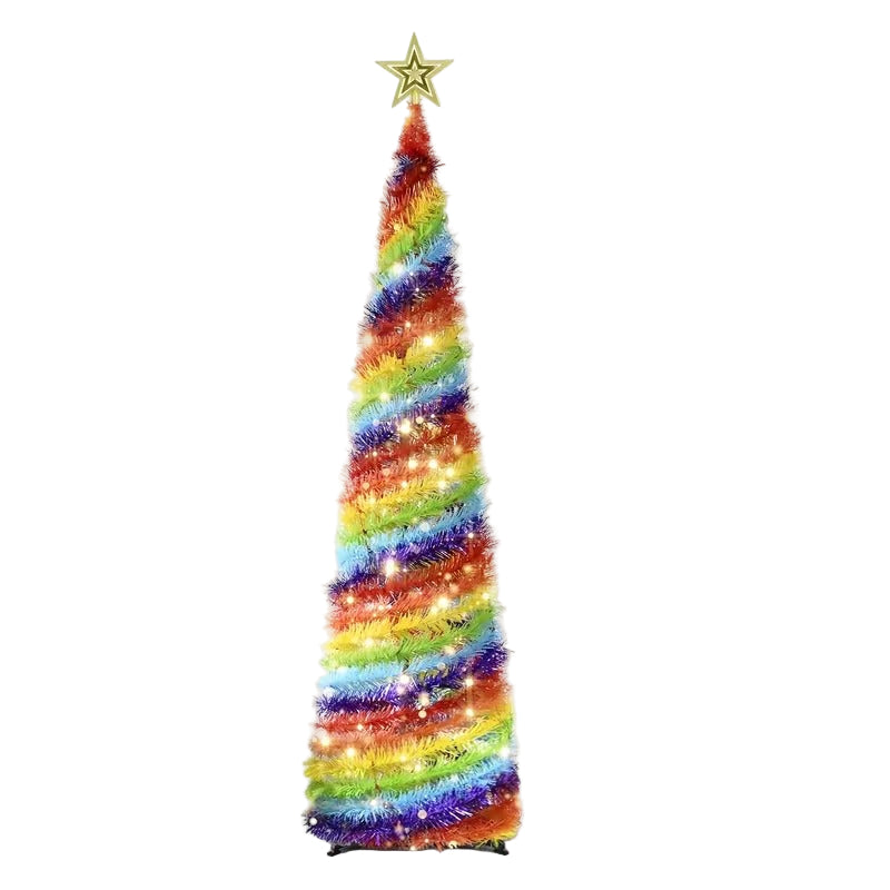 Rainbow Pop-Up Christmas Tree