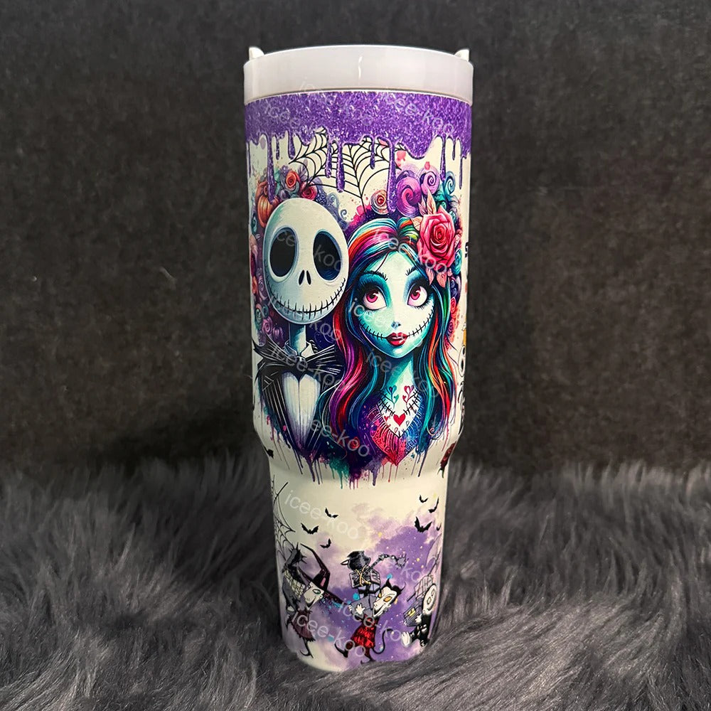 Spooky Romance 40oz Insulated Tumbler - Limited Edition Halloween Collection