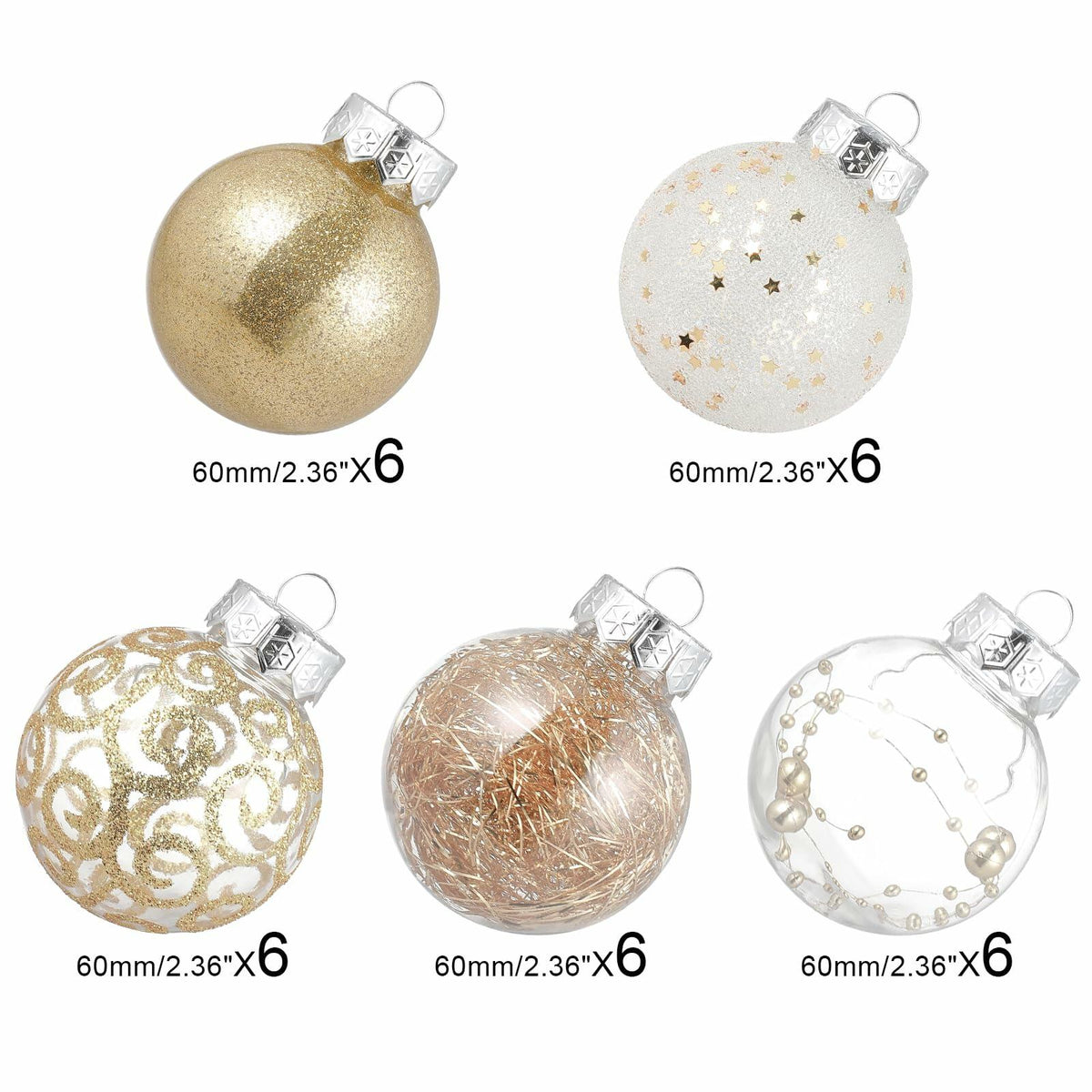 YYHUAWU Christmas Ball Ornament Set – Like New / Pre-Owned