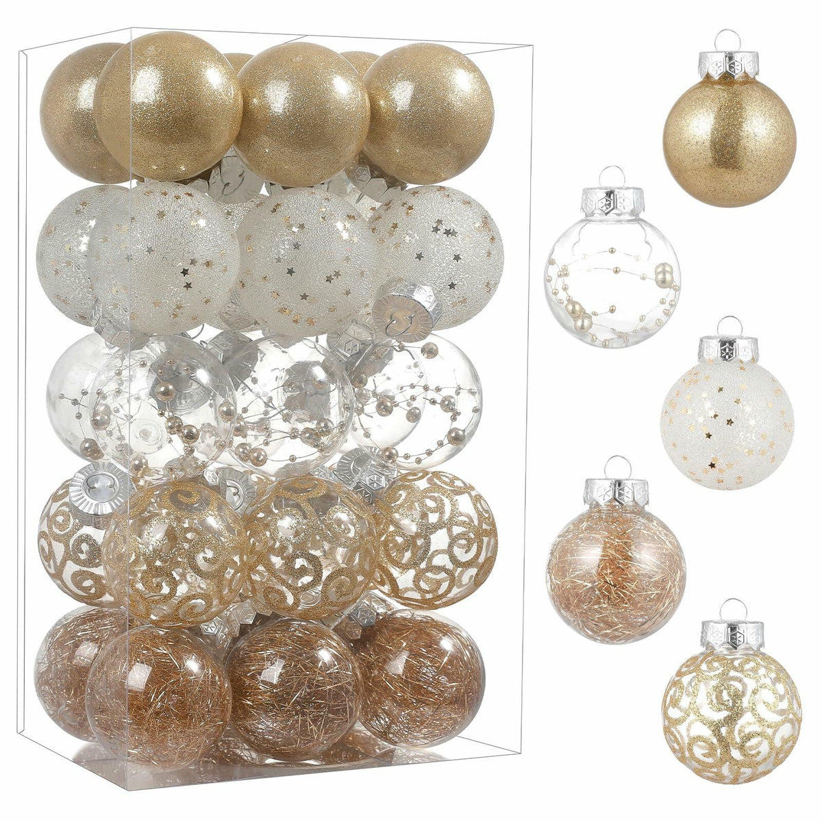 YYHUAWU Christmas Ball Ornament Set – Like New / Pre-Owned