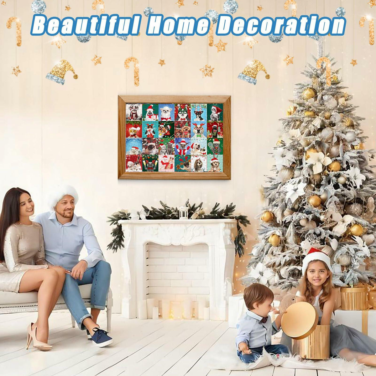 Sibosen 2024 Polar Christmas Puzzle Advent Calendar 1008 Pieces Style-02