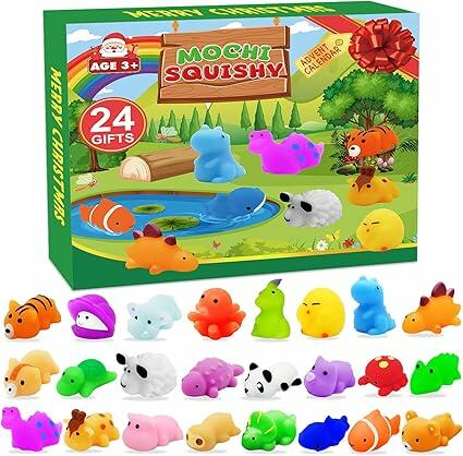 Govetom 2025 Christmas Advent Calendar 24 Days Multi-color Mochi Squishy Toys – Open Box / Like New