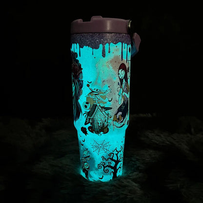 Spooky Romance 40oz Insulated Tumbler - Limited Edition Halloween Collection